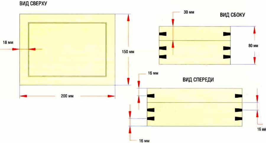 Шкатулки из дерева своими руками чертежи и схемы сборки